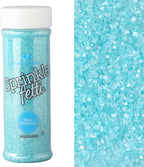 Sweets Indeed Blue Sugar Sprinkles, Edible Baby Blue Sugar Crystals, Perfect for Cake Decorations, Baking, Ice Cream, Cookies, Cupcake Topper (Baby Blue Sugar)
