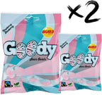Bubs Goody Sour Ovals Raspberry Caramel 2 Pack of 90g