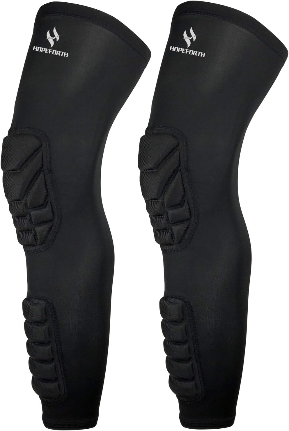 Knee Calf Padded 2 Pack Compression Leg Sleeve Shin Protective Support
