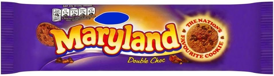 Maryland Double Chocolate Cookies - 145g - Pack of 6 (145g x 6)