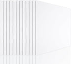 Frienda 12 Pack Large Microfiber Glass Cleaning Cloths 12 x 12 Inch Oversized Eyeglass Sunglasses Cleaning Cloths for Electronics Glasses Screens and Lenses(White)