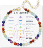 Triple Threat Protection Anxiety Relief Gifts for Women,Natural Healing Crystal Bracelet Evil Eye Jewelry for Her Friends