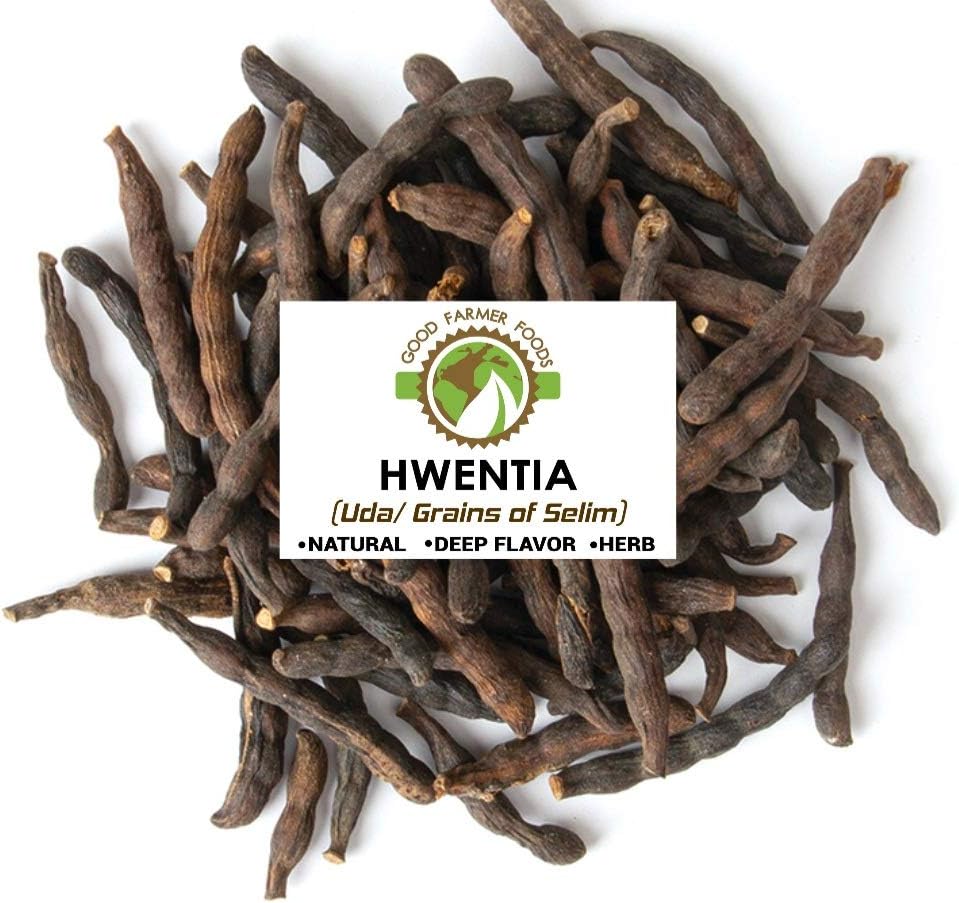 Good Farmer Foods Grains of Selim, Hwentia Spice, Uda, Diarr Xylopia Aethiopica Herb 4oz