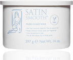 Satin Smooth Pure Clear Soft Wax – Hair Removal Wax for Face & Body, Sensitive Skin, Professional Waxing for Fine to Medium Hair, 14 oz