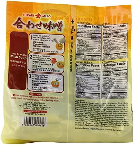 Hikari Miso Instant Awase Miso Variety Soup, 11.67 Ounce