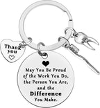 Xiahuyu Dentist Keychain Dentist Appreciation Gifts Dental Hygienist Gift Dental Assistant Gift Dentist Graduation Christmas Birthday Retirement Thank You Gifts for Dentist