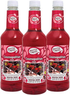 Master of Mixes Cosmopolitan Drink Mix, Ready To Use, 1 Liter Bottle (33.8 Fl Oz), Pack of 3