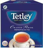 Tetley Tea, Orange Pekoe, Food Service Size 300Count 945g Tea Bags