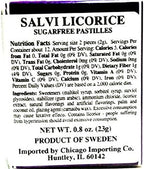 Läkerol Licorice Sugar Free Pastilles (4 Pack/Boxes) Imported Swedish Licorice (Salvi)