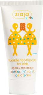 Ziaja Kids Toothpaste Fluorine for Kids Cookies 'N' Vanilla Ice Cream 50 Ml