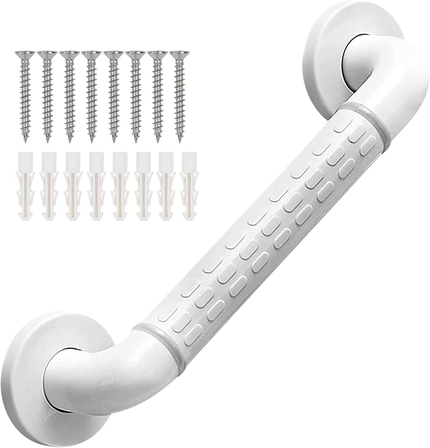 Grab Bars Anti Slip Shower Handle Bathroom Grab Bar Hand Rail Support Assist Bath Handles Bathroom Balance Bars for Handicap Elderly Injury
