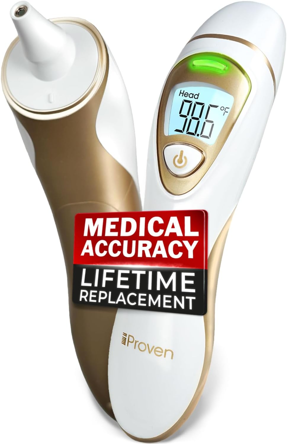 iProvèn Pro Series | Ear Thermometer with Non-Touch Forehead Function | Superior Accuracy for Adults, Kids, Babies | Premium Digital Thermometer for Adults and All Ages
