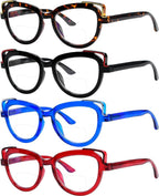Eyekepper 4-pack Bifocal Reading Glasses Cat Eye Design Bi-focal Readers Women