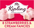 Mr Kipling Strawberries and Cream Fancies, Pack of 8