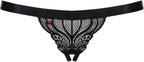 Obsessive lace woman thong 828-THC-1, Black,S/M