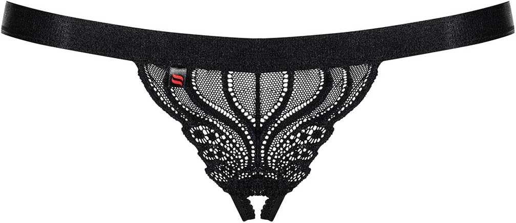 Obsessive lace woman thong 828-THC-1, Black,S/M