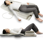 Full Body Stretching Massage Mat with Airbags. 3D Lumbar Traction - Neck, Back, Waist, Hip Relaxation & Pain Relief. Back Massager Pad, Foldable & Portable.