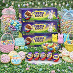 Easter Creme Eggs Milk Chocolate Candy 12 Individually Wrapped - Easter Hunt Basket Stuffer Filler Party Favor Gift 3 Box Packs (Each 4 Eggs)