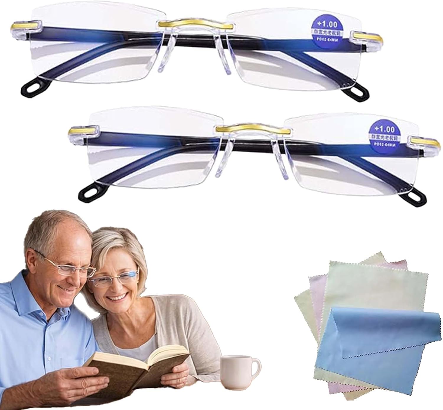 Auto Focus Glasses Self Adjusting For Men & Women, Adjustable Intelligent Dual Focus Glasses Far And Near