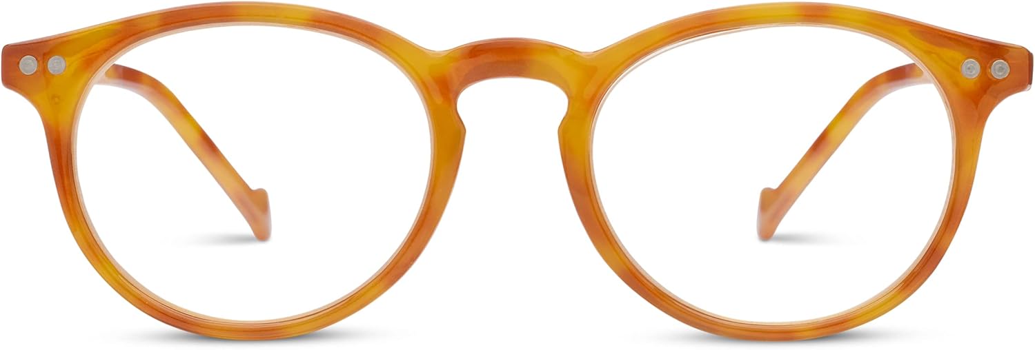 Peepers by PeeperSpecs Unisex Brain Trust Round Reading Glasses