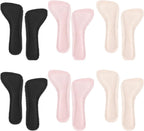 FRCOLOR High Heel Sole Pads 6 Pairs Self-Adhesive Pu 3/4 Breathable Foot Inserts Non-Slip Cushions Height Increasing Insoles for Women’s Dress Shoes Open Toe Sandals
