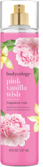 Bodycology Long-Lasting Fragrance Body Mist, Pink Vanilla Wish, 8 fl oz