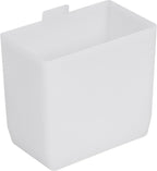 Akro-Mils 30101 Plastic Bin Cup Storage for Sorting Small Parts In Shelf Bins, (2-Inch x 3-1/4-Inch x 3-Inch), White, Case of 48