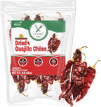 Dried Guajillo Chiles Peppers 16oz - Whole Natural Mexican Peppers for Mole, Sauces, Stews