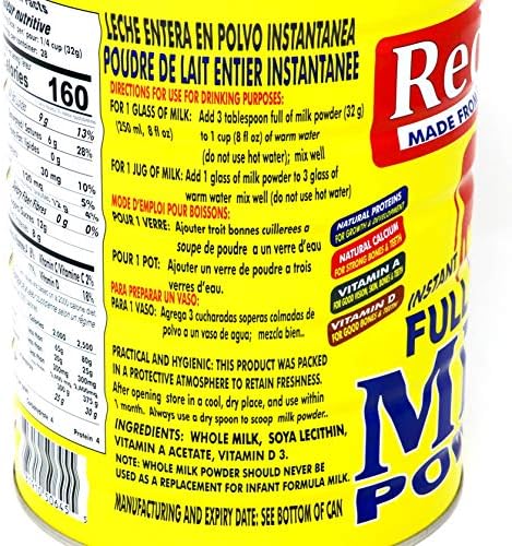 Red Cow Full Cream Milk Powder 900g, Made from Fresh Milk, Dutch Premium, Product of Netherlands
