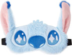 Cute Eye Masks for Sleep Cartoon Plush Blindfold Soft Funny Travel Eye Cover for Women Girls (Blue)