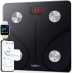 RENPHO Smart Scale for Body Weight, FSA&HSA Eligible, Bathroom Digital Scale with BMI, Body Fat, Bluetooth Fitness Equipment Sync with Apps, Accurate for Weight Loss, Home Use, 400 lbs - Elis 1