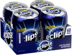 ECLIPSE Gum Winterfrost Sugarfree Chewing Gum, Bulk, 2.9-Ounce 60 Piece Bottle (4 Bottles)