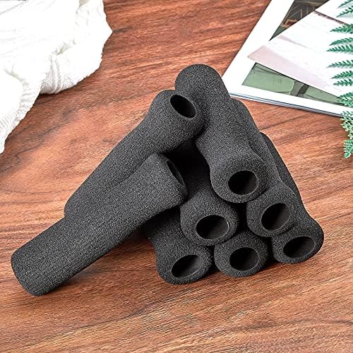 Timtin Foam Cane Handle Grip Replacement Offset Walking Hand Foam Handle for Bicycle Handlebars Walking Cane Accessories 4.53 x 0.98 x 0.98 Inch, Black