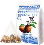Poria Cocos Sour Jujube Kernel Tea Bag 8.81oz (5g*50bags) 250g 茯苓酸枣仁茶 Good Night Tea Sour Jujube Seed Lily Poria Mulberry Malt Jujube Goji Berry Gardenia Combine Tea Bags