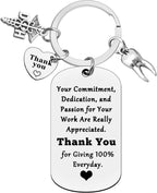 Xiahuyu Dental Hygienist Gifts Keychain Dentist Appreciation Gifts Dental Assistant Gift Dentist Nurse Gift Christmas Birthday Leaving Retirement Thank You Gifts for Dental Employee Staff Coworker