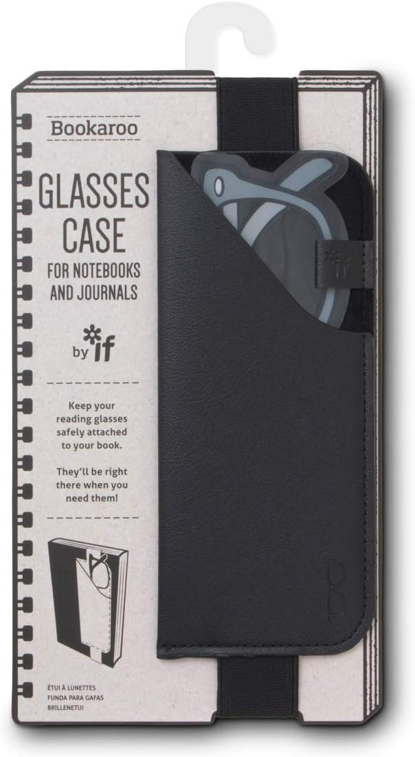 Bookaroo Glasses Case-Black