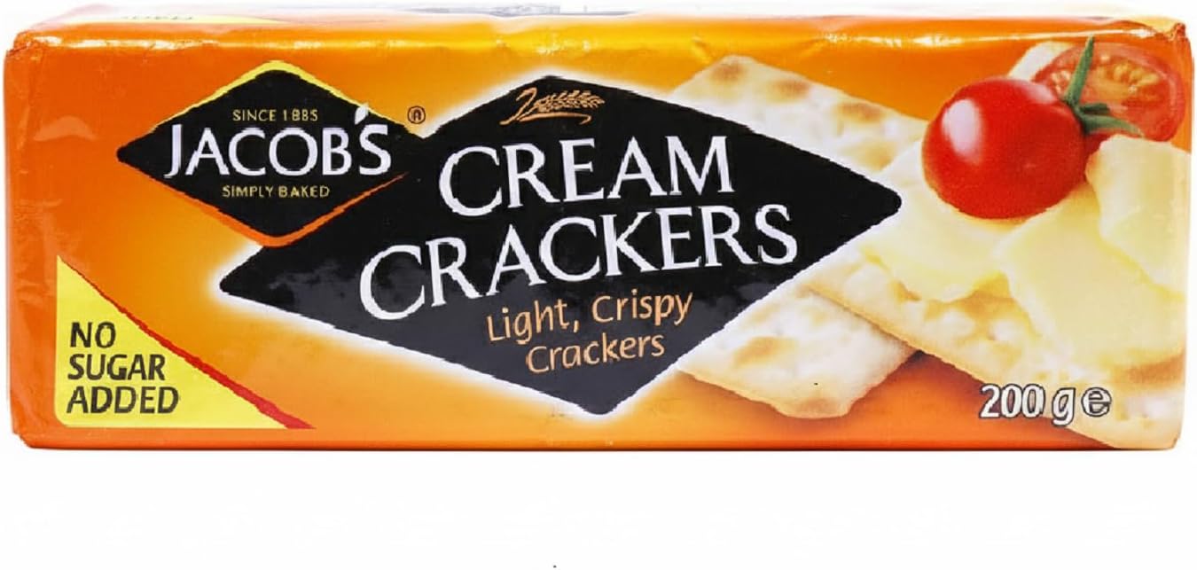 Jacob's Cream Crackers 7.05 Oz,Pack of 4