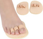 1 Pair Toe Straightener Hammer Toes Corrector with 3 Holes for Claw Toe Mallet Toe Contracted Toe and Cured Toe Hammer Toe Splint