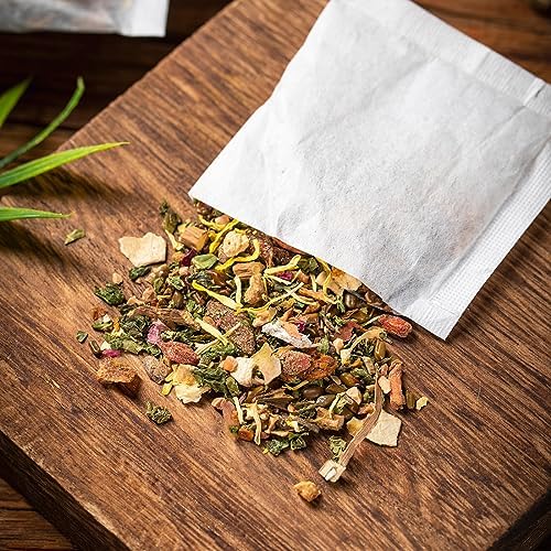 Premium Liver Detox Tea,30 Tea Bags /5.3 Oz, Nourishing Liver with 18 Natural Herb Ingredients, Traditional Chinese Liver Cleanse Tea, for Liver Detox & Liver Protection Hebal Chinese Tea 排毒茶.