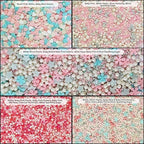 Confect Sprinkles – Aqua Blue, Pink & Silver Edible Sprinkle Mix with White & Pink Pearls | Pack of 5 for Cake, Cupcake & Cookie Decorating |Frozen Fantasy Heart| Birthday & Celebration Baking Toppings | Vegan, Gluten-Free – 5 Oz