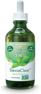 SweetLeaf Sweet Drops Liquid Stevia Sweetener, Stevia Clear, 4 oz