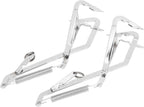 Acouto 2 Pcs Seafood Grabber Stainless Steel Fishing Tools for and Predatory Fish with Ergonomic Design