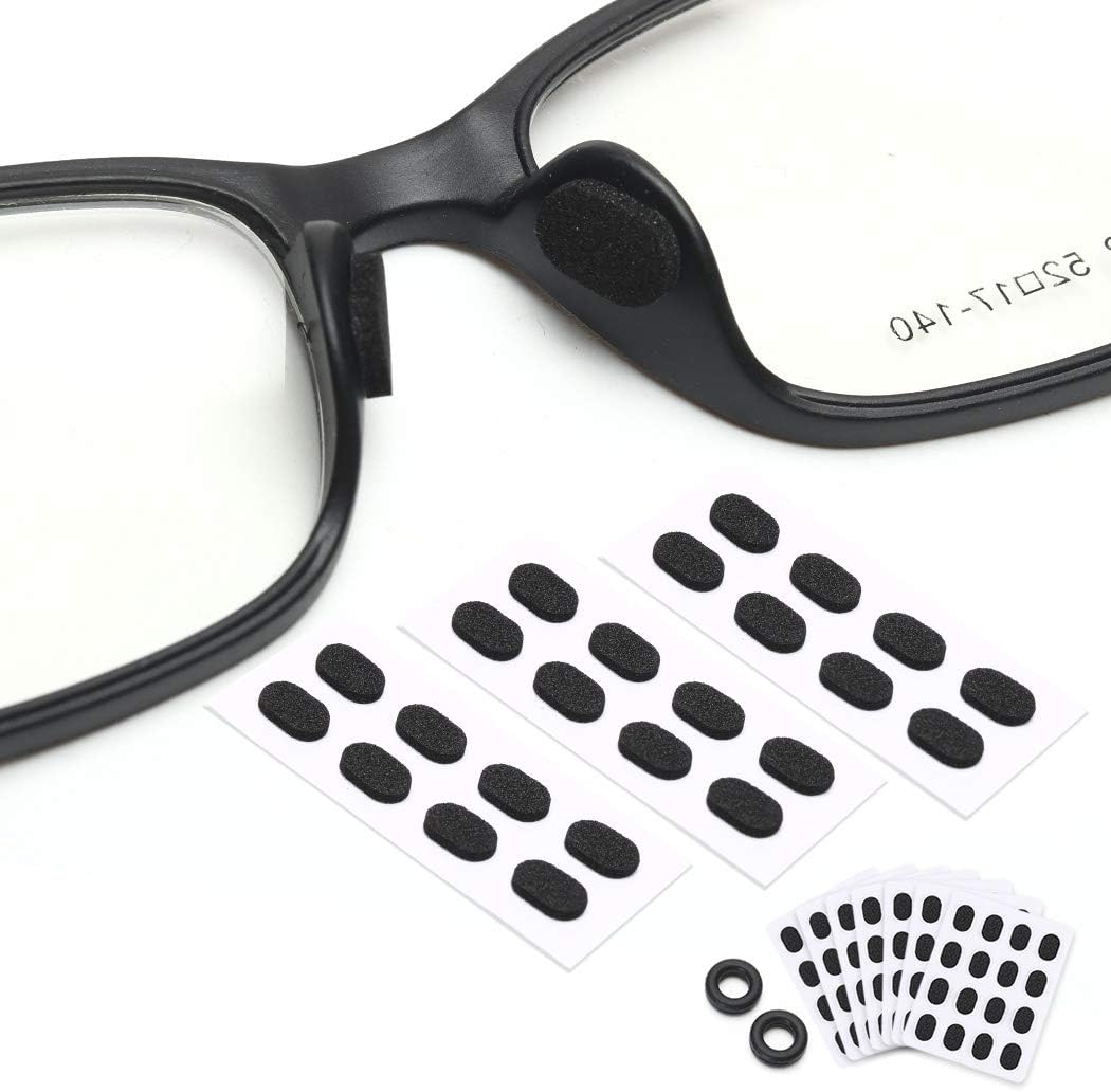 60 Pairs Soft Foam Nose Pads, Self Adhesive Nose Pads Anti-Slip Nosepads for Eyeglasses Sunglasses Reading Glasses, Comfortable and Protect The Makeup