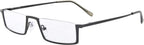 Eyekepper Quality Spring Hinges Half-Rim Reading Glasses Gunmetal +1.25