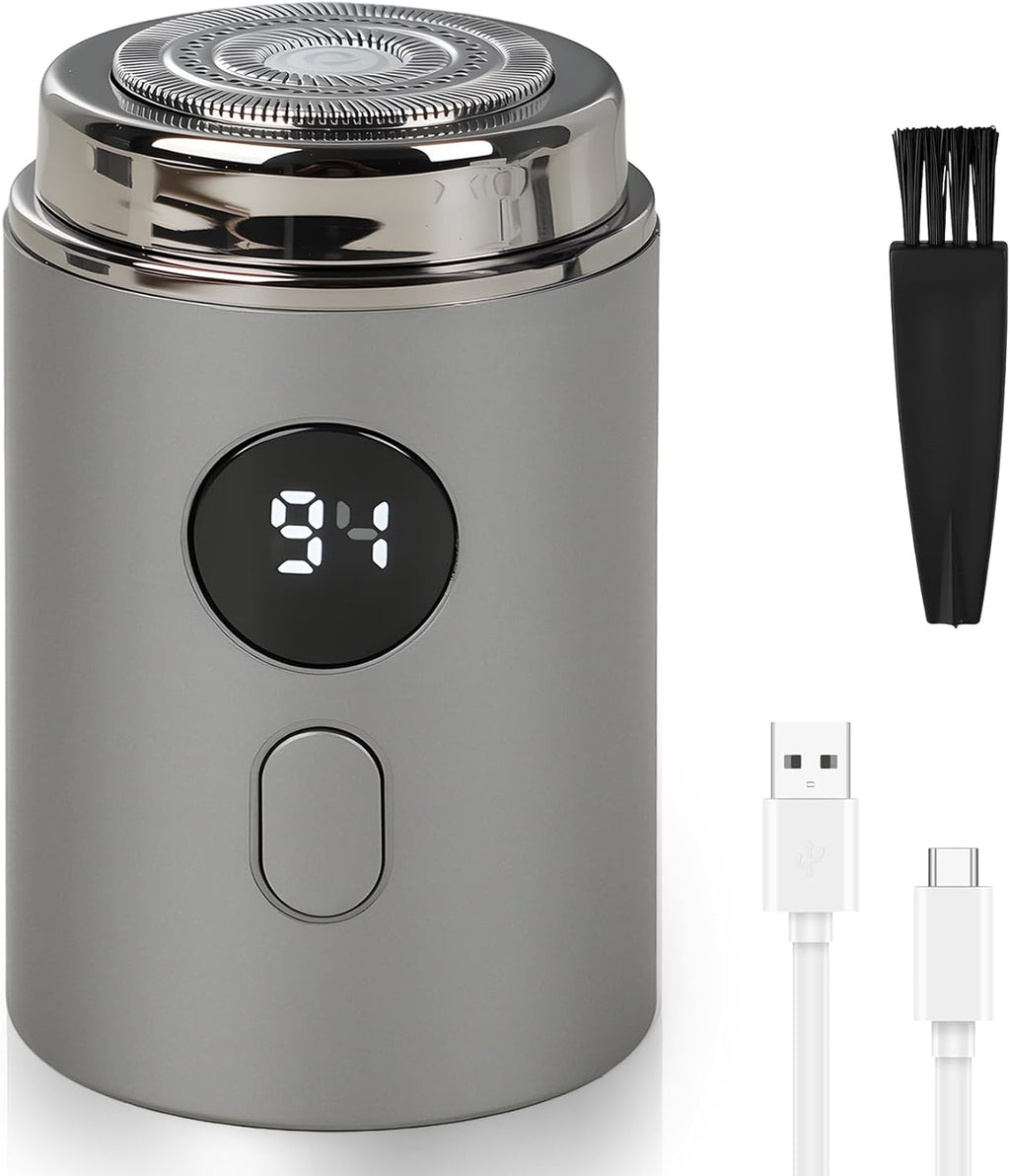 Mini Portable Electric Shaver for Man Women,USB Rechargeable Waterproof Electric Razor,Pocket Single Trimmer for face Hair for car, Travel, Office,Home use,Business Trip (Black),Gifts for Men Women