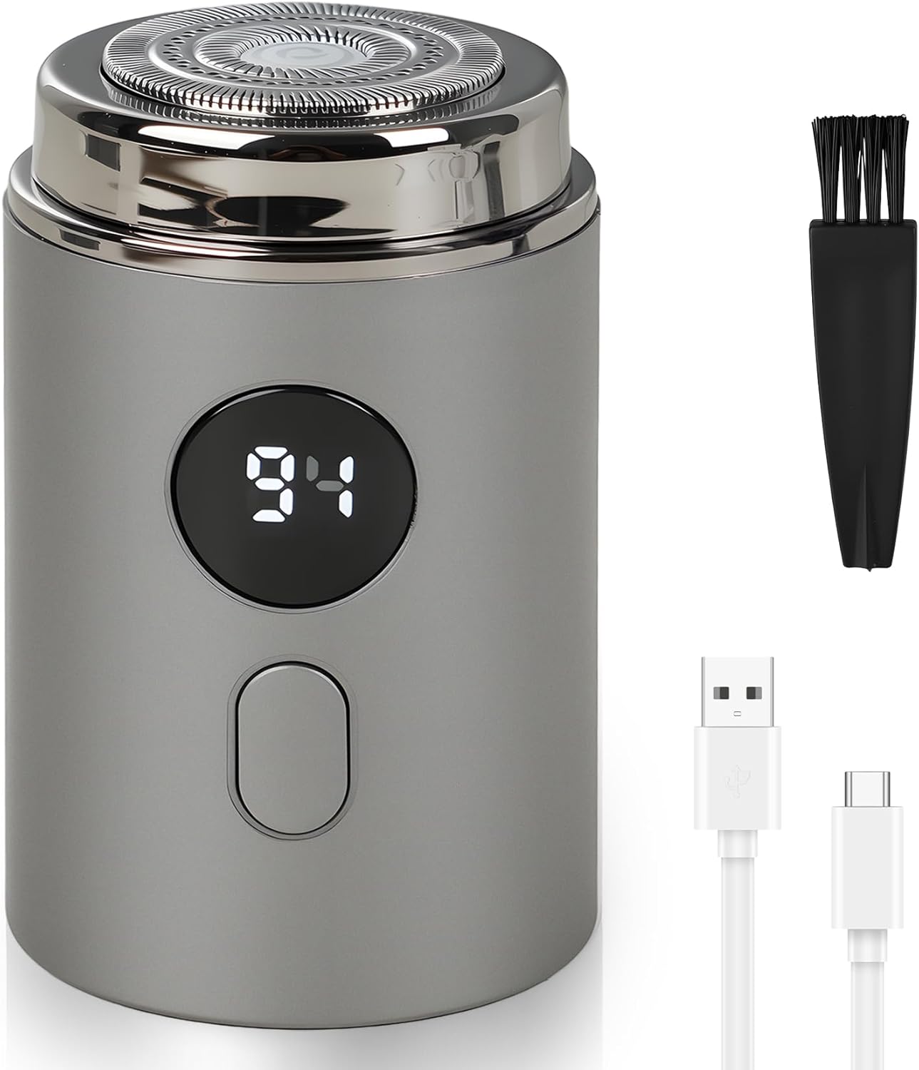 Mini Portable Electric Shaver for Man Women,USB Rechargeable Waterproof Electric Razor,Pocket Single Trimmer for face Hair for car, Travel, Office,Home use,Business Trip (Black),Gifts for Men Women