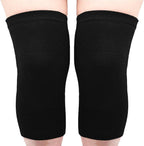 2 Pack Knee Brace, Sport Knee Pad, Knee Support Compression Sleeve, Running Knee Protector for Knee Pain Knee Band Men Women Stabilizer Wraps (Black, Large)