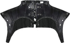 Charmian Women's Steampunk Gothic Leather Costume Shoulder Jacket Shrug Armor
