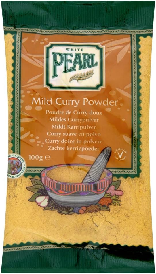White Pearl Mild Curry Powder 100 g (Pack of 10)