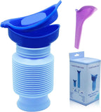 750ML Emergency Urinal, Pedestal Urinal, Pocket Toilet for Men Women, Pee Bottles with Sealed Lid Collapsible Portable Urinals for Camping Travel Car Traffic Jam